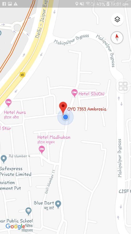 Airport Hotel Ambrosia New Delhi Ngoại thất bức ảnh